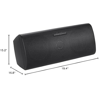 Monoprice 5.1 Channel Home Theater Satellite Speakers And Subwoofer - Black