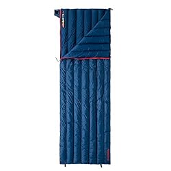 Naturehike Saco de dormir ultraligero de plumón 65...: Relleno de plumón de alta calidad: el saco de dormir ultraligero está relleno con 280 g de plumón de alta calidad, 650 FP, y la temperatura agradable es de 11 °C / 51.8 °F, para que puedas pasar una noche cálida al aire libre. Diseño de canal de plum...
