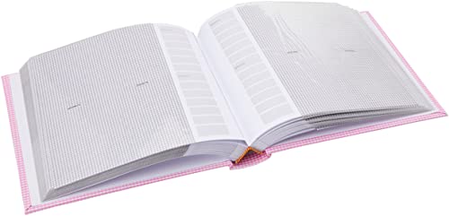 Pioneer Photo Albums Álbum de fotos com moldura de tecido Gingham de 200 bolsos para impressões de 1
