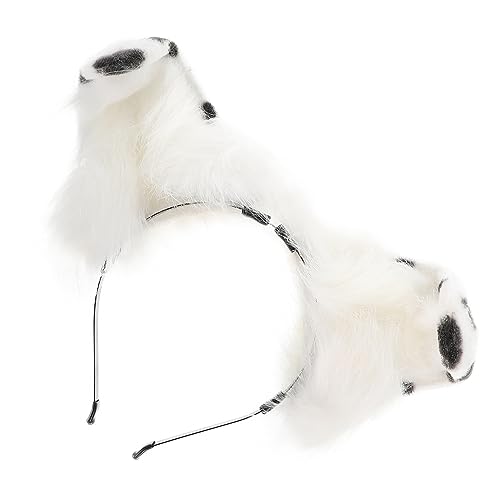 ANDRESLAD 犬耳カチューシャ 猫耳の頭飾り コスプレ衣装 毛むくじゃらの耳ハロウィン 動物の耳の帽子 獣耳カチューシャ 衣装飾り 祭りの小道具 パーティー帽子 祭りのヘアバンド ぬいぐるみ