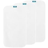 Changing Pad Liner Waterproof (3 Pack Large) - Hypoallergenic Cotton Terry Surface, Non Chemical & Washable