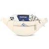 MAXTOP Large Crossbody Fanny Pack with 4-Zipper Pockets,Gifts for Enjoy Sports Festival Workout Traveling Running Casual Hands-Free Wallets Waist Pack Phone Bag Carrying All Phones
