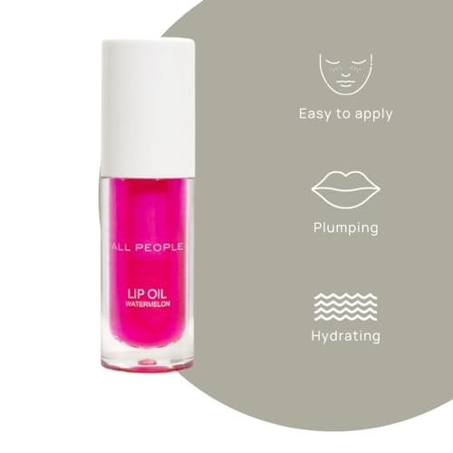 Plumping Lip Oil with Avocado, Hyaluronic Acid and Jojoba, Nourishing and Hydrating Formula. (Watermelon) - Image 5