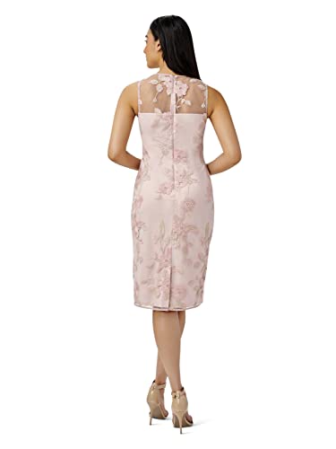 Image of Adrianna Papell Women's Floral Embroidery Sheath Dress