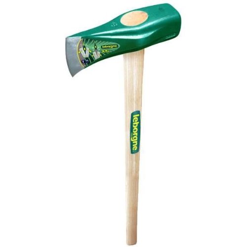 LEBORGNE - Merlin Éclateur 2,5 kg - Manche Bois Certifié PEFC 100% - Ø 7 cm - H 90 cm - Pour Fendre et Refendre le Bois - Côté Masse - Sécurité...