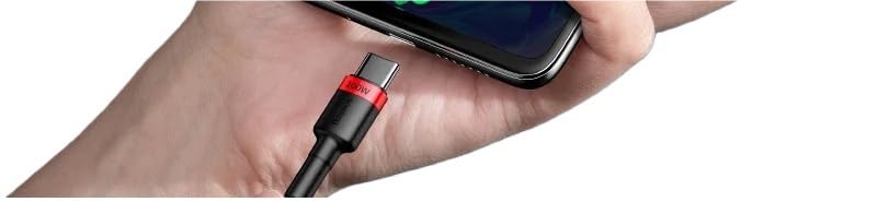 Cavo da USB C a USB tipo C da 100 W per ricarica rapida*/ge 4.0 (cavo grigio 100 W, 0,5 m)