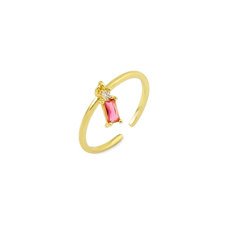 SALTY Fashion Ruby Tassel Finger Ring for Women & Girls | Fancy & Stylish | Aesthetic Jewellery | Everyday Accessories (B0D8JCLGGP) Amazon Price History, Amazon Price Tracker
