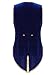 TiaoBug Kids Boys Vintage Medieval Velvet Tailcoat Halloween Fashionable Retro Elegant Fringed Pea Vest Royal Blue 16 Years