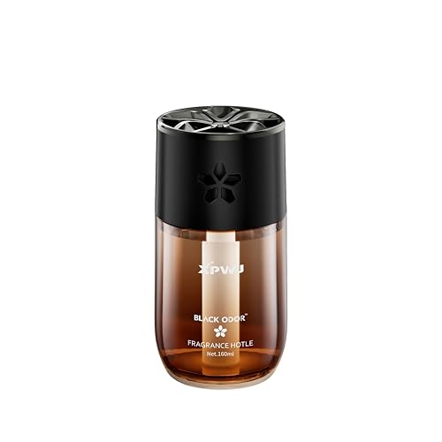 Image of BLACK ODOR Elegant Glass Bottle Car Perfume - Leak-Proof Cap, Stylish Design, Seamless Dispersion with Cotton Wick & double-sided Tape | Car & Home Interior Deodoriser (BO-13, Mix Colors & Fragrance)