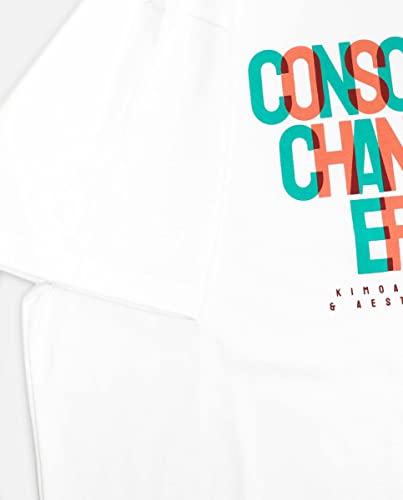 T-Shirt Kimoa Conscious Blanc Mixte en coton écoresponsable - 5