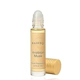 Raheeq Arabian Musk Perfume Oil – White Musk & Vanilla Attar, Long Lasting Alcohol-Free Unisex Fragrance, 6ml Roll-On (0.2 fl oz)