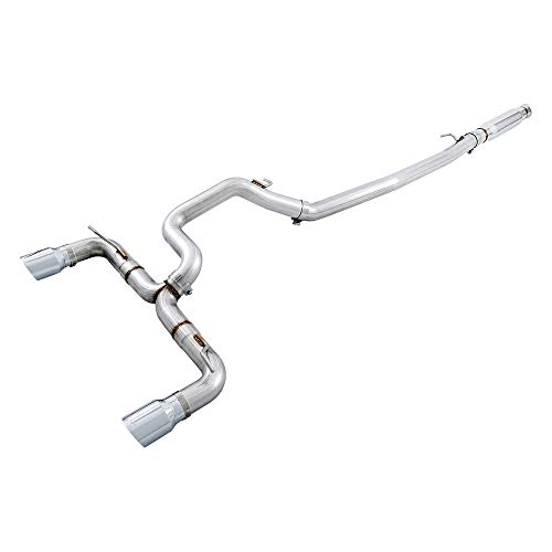 AWE Track Edition Cat-back Exhaust for Ford Focus RS - Diamond Black Tips