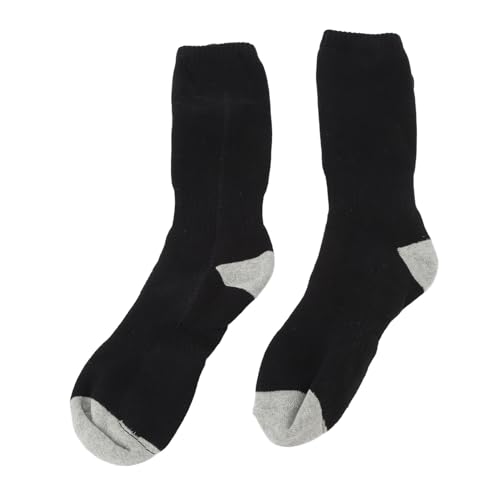 Chaussettes chauffantes électriques USB en coton pour homme et femme