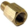LockNLube Metric 10x1 (f) to 1/8 NPT (m) Adapter