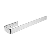 DESIGN RECTANGULAIRE ÉLÉGANT ET MODERNE : Avec sa barre rigide et sa silhouette épurée, ce porte-serviettes s’intègre dans tous les styles : minimaliste, industriel ou contemporain. Apporte une touche chic à votre mobilier de salle de bain.