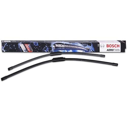 Bosch Balais d'Essuie–Glace Plats Aerotwin A428S, Longueur: 800mm/750mm – 1 Paire de Balais avant