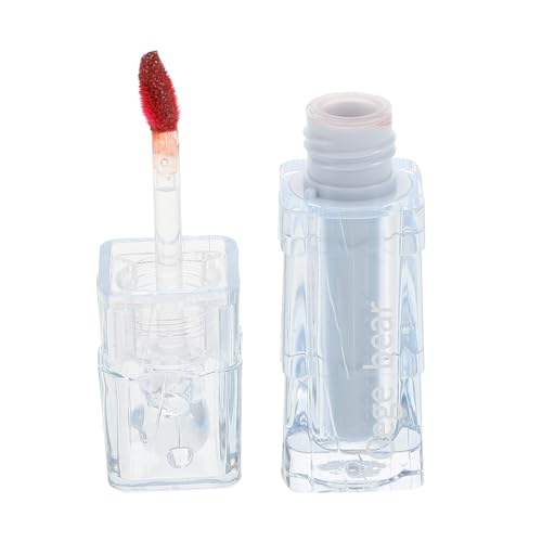 TOVINANNA Glaseado de labios con brillo de agua purpurina para brillo de labios color de labios brillo labial brillo aceite de labios glaseado mancha de tinte de labios líquido
