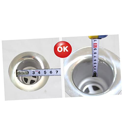 Colador de acero inoxidable con asa para fregadero miniatura 4