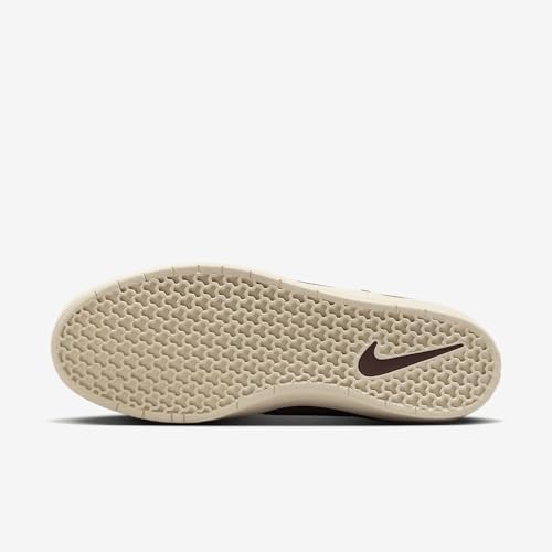Image of Nike SB Force 58 Skate Shoes (DV5477-602, Dark Team Red /Black /Light Orewood Brown /Black) Size 6.5