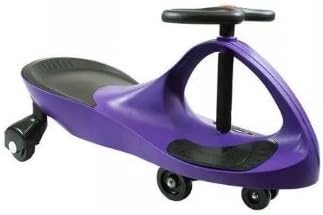 PURPLE CHILDRENS SWIVEL SCOOTER SWING CAR RIDE ON KIDS WIGGLE GYRO TWIST SWING TOY XMAS