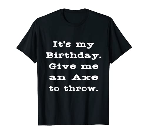 Birthday Throwing Axes Shirt