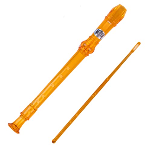 De Viento, Musical Instruments Flauta dulce soprano de Gran Alcance, Transparente estilo 8 agujero con varilla de limpieza, para estudiantes, Entretenimiento en casa, Mejora eficazmente el...