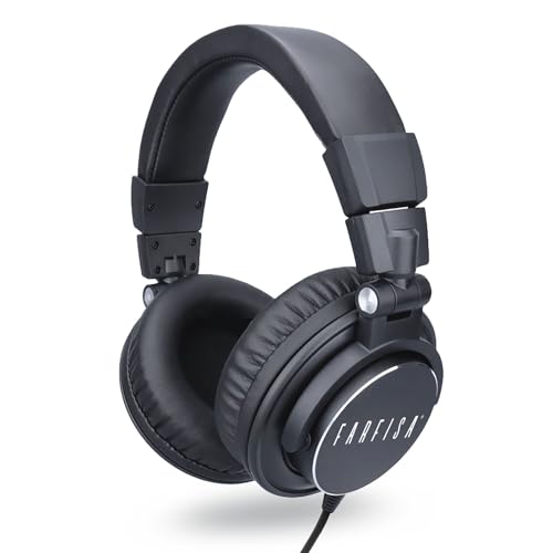 Farfisa | Cuffie Professionali Cablate, Cuscinetti Ipoallergenici, Struttura In Alluminio Anodizzato, Isolamento Acustico Passivo Di 32 Db