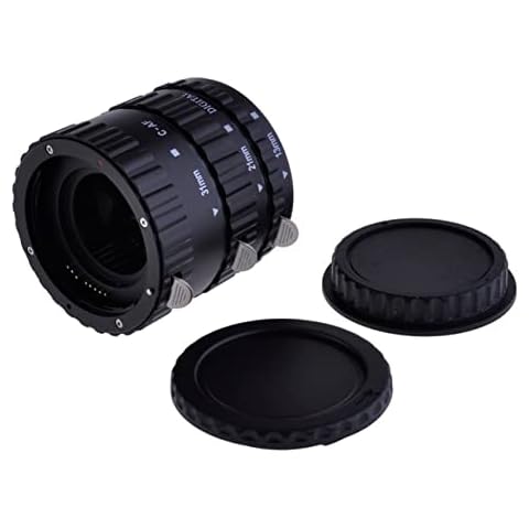 Meike MK-C-AF1-B Plastic TTL Auto Focus AF Macro Extension Tube Ring,Compatible with Canon EOS EF EF-S 450D 500D 55D 600D 1100D T5i T4i T3i Cover