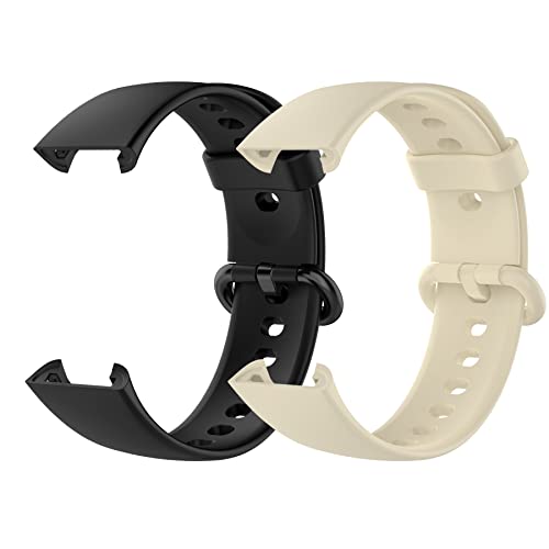 MIJOBS 2 Straps Compatible with Redmi Watch 2 Lite & POCO Watch & Xiaomi Mi Watch 2 Lite Silicone Strap for Men Women - Image 2