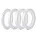 Produktbild 4 Rollen Doppelseitiges Klebeband zum Basteln,Extra Stark Selbstklebeband Schmal Klebestreifen zum Selber Machen Bastel Bastelset für Papier DIY Handwerk Schule 25m/Rolle (Breit: 6mm/9mm/12mm/15mm)