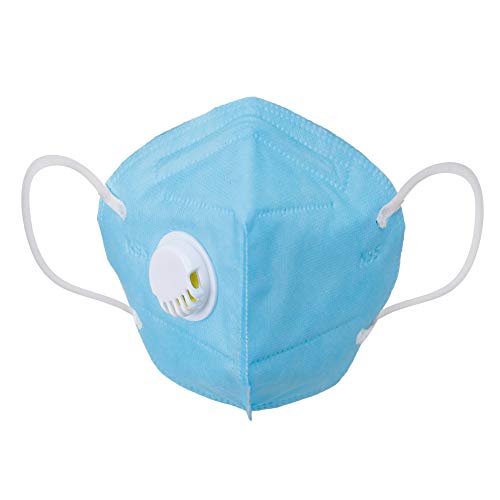 Image of Creattoes N95 Protective Anti Virus, Air Purifier 5 Layer Unisex Mask with Respirator Filter and Nose Clip Free Size (CE-FDA-Gem & ISO Approved) Multi Colors Mask Combo