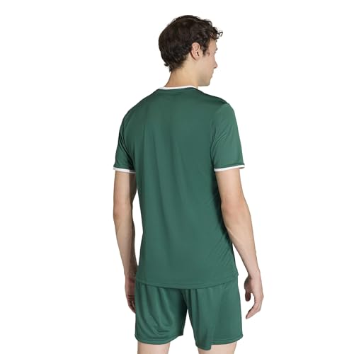 adidas Herren Entrada26 Jersey Shirt, Team Dark Green/White, S – Ansicht 3