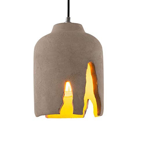 Suspension ciment blanc E27 luminaire suspendu moderne pour cuisine salon et couloir