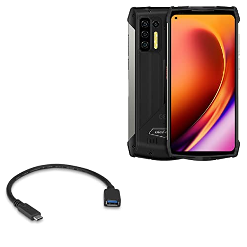 Cabo BoxWave para Ulefone Armor 13 (cabo da BoxWave) – Adaptador de expansão USB, adiciona hardware
