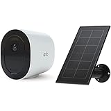 Arlo Go 2 Überwachungskamera, kabellos, mobil, Innen / Aussen, HD, LTE, wetterfest, weiß & zertifiziertes Zubehör, Solarpanel (wetterfest, 2,44m Magnet-Ladekabel) VMA5600B
