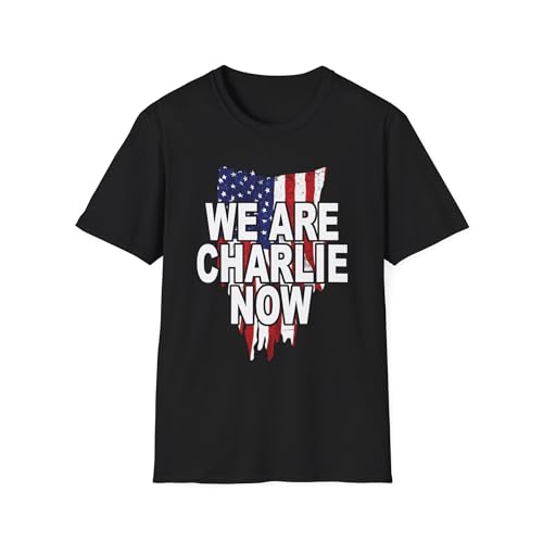 Charlie Kirk T-Shirt - Patriot Freedom Design, 100% Baumwolle