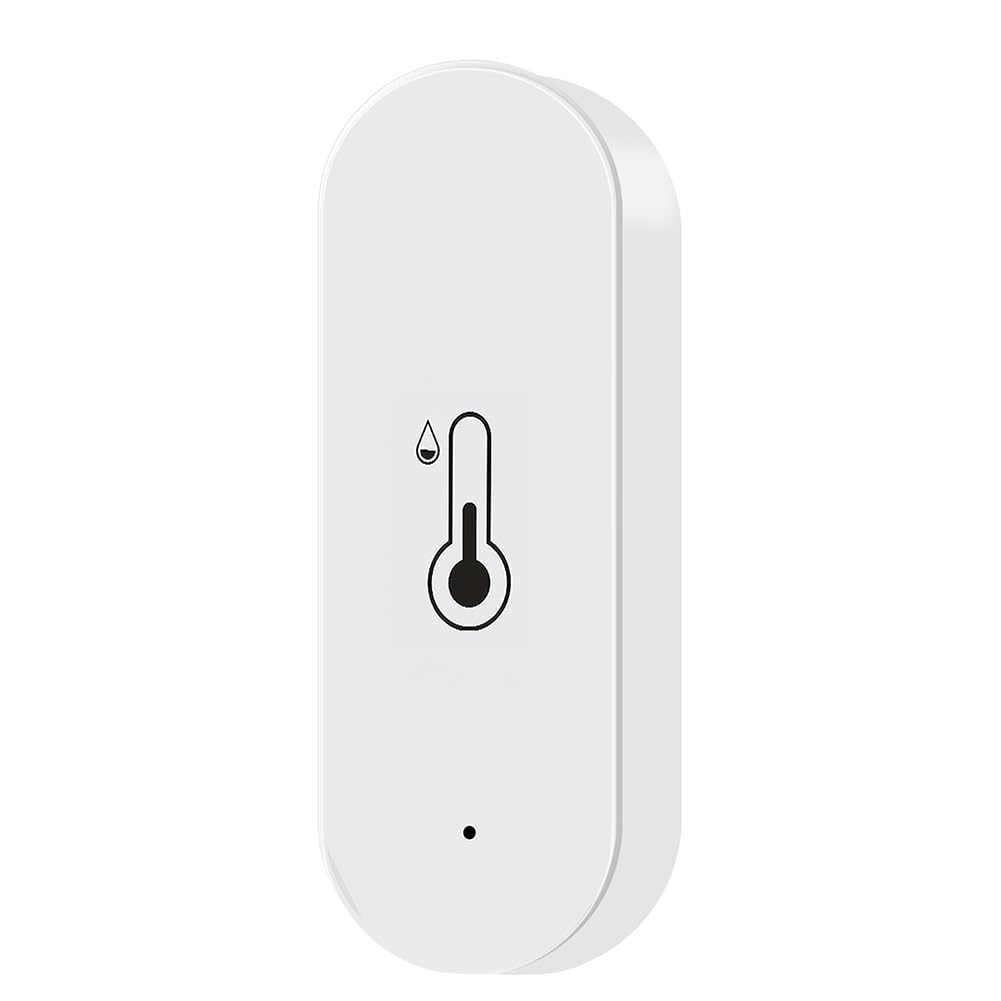Aundhegrtt As Shown Remote Monitoring Wifi Temperature Humidity Sensor Hygrometer With App Control, High Accurate Indoor Thermometer,No Hub