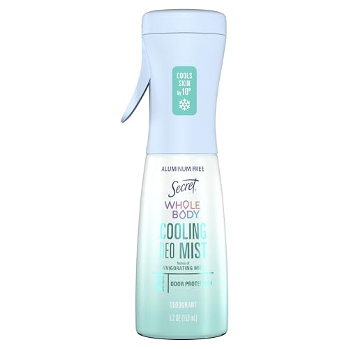 Secret Cooling Aluminum Free Whole Body Deodorant Mist