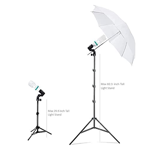Limostudio 10 X 9.6 Ft. Durable Backdrop Stand Kit, 10 X 20 Ft. Green Backdrop Chromakey Screen, 700W Umbrella Continuous Output Lighting Kit For Photo Video Studio, Agg408 #TOP3