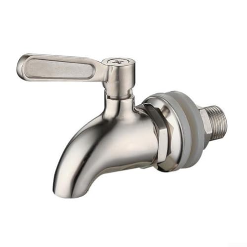 Dispensa eficazmente bebidas con este grifo de acero inoxidable para jugos, agua y vino en cualquier reunión (12 mm)