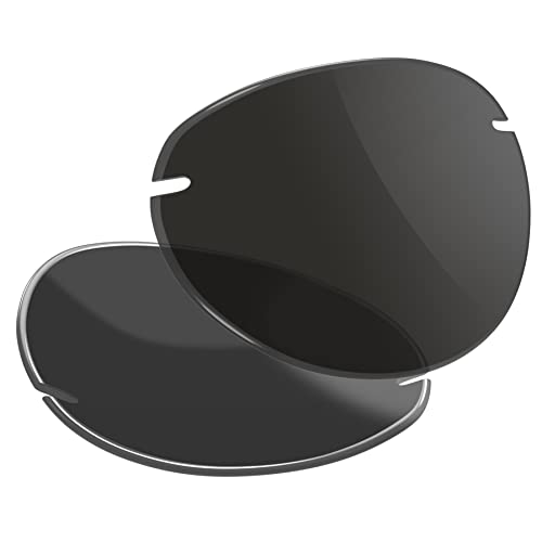 Vaep Polarized Replacement Lenses for Maui Jim Sugar Beach MJ421 Sunglasses - Jet Black