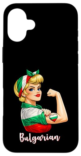 Proud Strong Bulgarian Girl Woman Girlfriend Bulgaria Flag �X�}�z�P�[�X iPhone 16 Plus �p