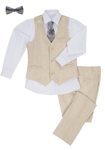 Boys' Suit Set Size 14 Kids Champagne Tuxedo for Summer