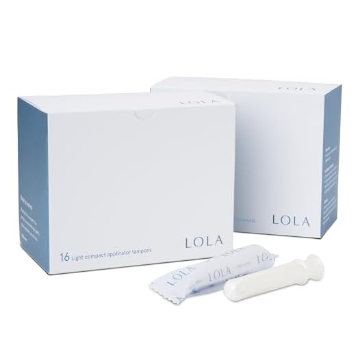 LOLA Light Organic Cotton Tampons, 32 Count - Light Non-Toxic Tampons, Period Feminine Hygiene Products, HSA FSA Approved Products Feminine Care