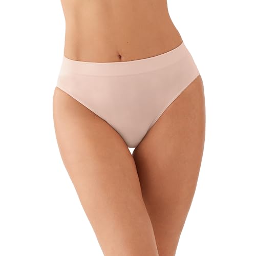 Wacoal Women's B Smooth Hi Cut Brief Panty, Rose Dust, XXL