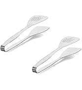 SignoraWare Kitchen Tools SS(Food Grade) Heavy Gauge(1 MM) High Gloss Kitchen Bread Tong/Grlling ...