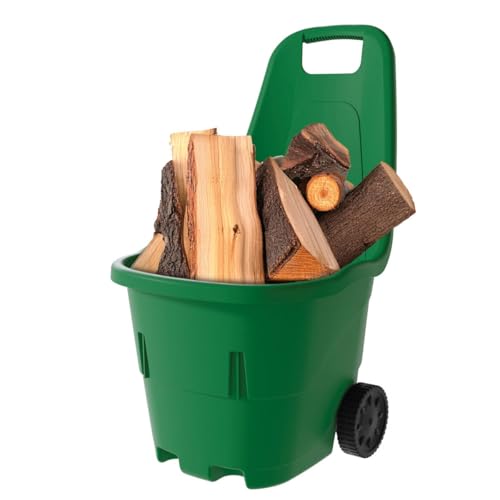 Chariot de jardin avec 2 roues en polypropylène avec dimensions mm. 485x575x875h