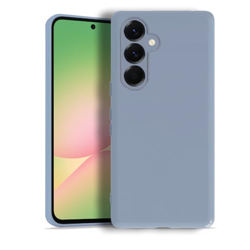 Image of KRUSKY Liquid Silicone Case for Samsung Galaxy A56 5G, Soft Gel Rubber Anti-scratch Shockproof Slim Full Body Protection Phone Case Cover Compatible with Samsung Galaxy A56 5G (Lavender Gray, A56)