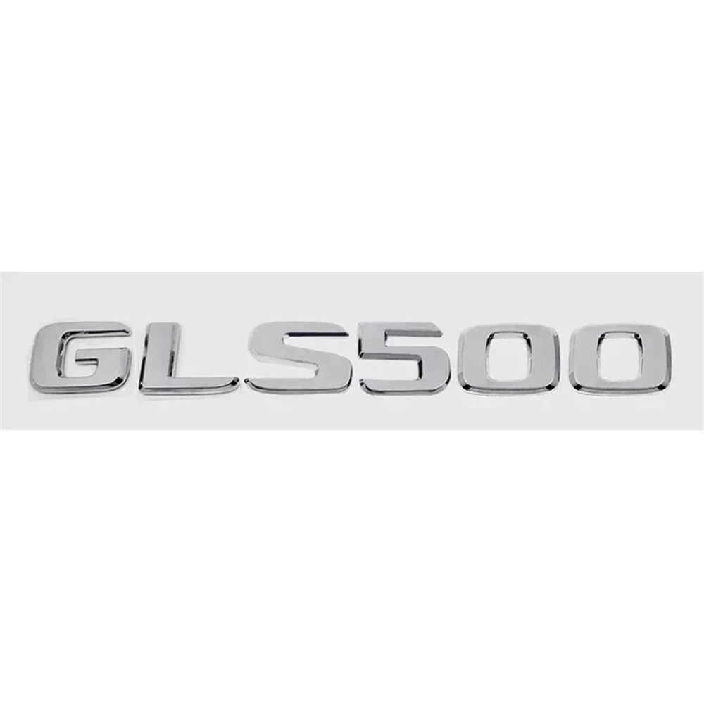 YTQMoreBNZ YYDStes Car Digital Alphabet Trunk Emblem Badge Decal Compatible With Mercedes Benz GLS200 GLS250 GLS260 GLS300 GLS320 GLS350 GLS500 GLS550 GLS600