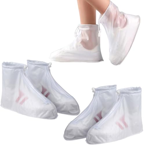 2 Paar Wasserdicht Schuhüberzieher Wasserdichte Überschuhe mit...